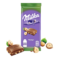 Милка  80гр*20шт Дробленый Фундук