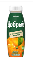Сок "Добрый" Апельсин-Мандарин ПЭТ 0,3л*12шт (192 уп/пал) 