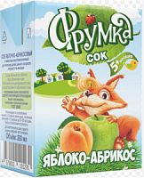 Сок " Фрумка " яблоко/абрикос 0,2л*18шт