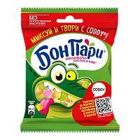 Суфле/Маршмеллоу Бон-Пари Кислые в кубе 65гр*15шт 