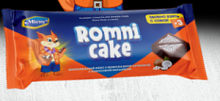 Кекс шоколадный ROMNI CAKE c шок. начинкой и кокос. посыпкой 45 гр*11 шт*9 бл штуки