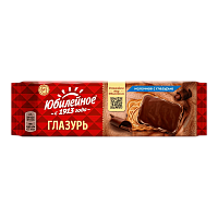 Печенье Юбилейное Молочное в шок.глазури 116гр*30шт штуки (128кор код 061)