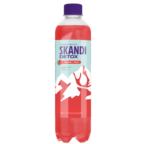 Ниагара Skandi "Detox" напиток б/г Каркаде-мята ПЭТ 0,5 х12шт(126уп/пал)