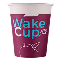 Стакан бум. Wake Me Cup 165мл D-70 НВ70-195 (100шт/туба*30)