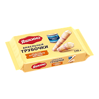 Трубочки вафельные "Яшкино" Сгущенное молоко  190гр*24шт(КВ329)