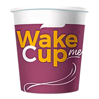 Стакан Бумажный Wake Me Cup НВ62-120 100мл*60шт*42туб D62