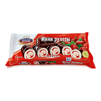Мини-рулет Мастер десерта КЛУБНИКА 175гр*15шт