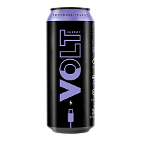 Энергетический напиток VOLT ENERGY Голубика-Гранат 0,45л ж/б х 24шт(72уп/пал)