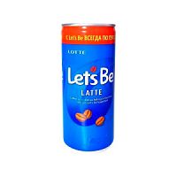 Холодный кофе Lotte "Let`s Be" Latte 0,24л*30шт (80) 