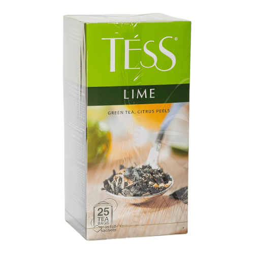 Чай "TESS" зеленый лайм 1уп*25пак*10бл