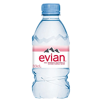 Вода Evian б/газ ПЭТ 0,33л*24шт