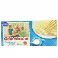 Вафельный торт "Семейный" Сливочный вкус 230гр*20 шт